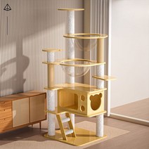 소형캣타워 먼치킨 가성비 캣타워 캣폴 스크래쳐 기둥, D