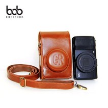 NUNUBITEL_bob 리코 RICOH GR 1 2 하이엔드 카메라 가죽케이스 가방 용가방 고급 크로스백 보관백 카메라백_NUB누비텔레숍, 카멜브라운, 상품_선택--▶리코GR1.2공용