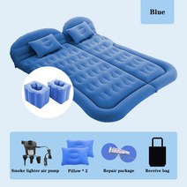 차량용가족매트 화물차 간호 간병매트리스 SUV 자동차 공기 주입식 침대 에어 쿠션 여행 접이식 팽창식 매, 23 Lemon yellow