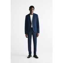 독일 자라 ZARA 슬림핏 수트 팬츠 - 블루 100647