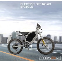 전기로드자전거 고출력 오프로드 산악 전기 3000W 29A, 1.3000w  29ah