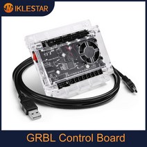 CNC컨트롤러 밀링 머신 제어시스템 grbl 3-aixs 보드 1.1 usb 포트 cnc 조각 기계 보드 abs 케이스 cnc 3018 용 cnc 오프라인 보드, 2종 세트