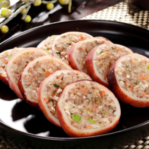 강원도 속초 명물 맛집 안주 간식 수제 아바이순대 오징어순대 500g, 슬라이스500g, 1개