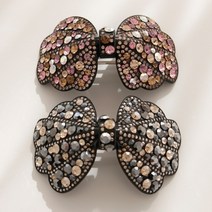 기타 바보사랑[바이데이지]바이데이지 프랑스 수입 리본 헤어자동핀 Ba0436