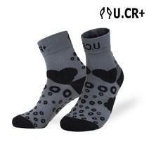 UCR+ 컴프레션삭스 트로스 BK그레이 압박양말 자전거 스포츠, S
