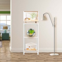 철제축양장 메다카 어항선반 3단 500 x 300 x 900, 블랙