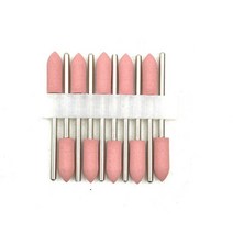 강력한 전기드릴 핸드피스 10 개/대 2.35mm 치과 실리콘 고무 Polishers Burs 치아 Plishing 드릴 연마 네, 26 205- Pink