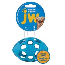 JW Pet Hol-ee Roller 오리지널 Do It All 개 장난감 퍼즐 공 천연 고무 다양한 색상 스몰, Egg
