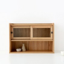 마켓비 POLABO 미니수납장 넓은 2문 SHM4262SL, 미들브라운 6098.3197