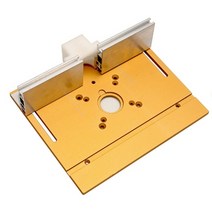 루터테이블 목공 지그 라우터 조기대 알루미늄 테이블 인서트 플레이트 w 벤치 용 연귀, b-02