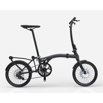 그루 E4T 3단접이식 브롬톤 전동 전기자전거 2023, 다크그레이