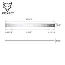 FOXBC 13 인치 대패 블레이드 교체 DeWalt DW735 목공용 목재 칼 3 개 세트, 한개옵션0