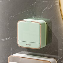 HK.sell 물빠짐 접착식 걸이 클린 비누 케이스, 1개, 민트, 소형