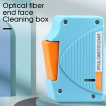 광접속기 광케이블 광케이블연결 광섬유 클리너 SC/FC/ST 도구 2.5mm 범용 커넥터 청소 펜, 05 Blue cleaning box
