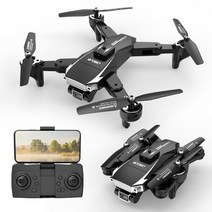 입문용드론 나노드론 드론낚시 방제드론 수중드론 JS18 Rc Drone with 4K HD Camera Optical Flow Position, 01 Black