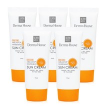 [더마하우스] 화이트닝 썬크림50mlx5개/미백 주름 3중기능성 SPF50+PA+++, 선택:화이트닝 썬크림50mlx5개