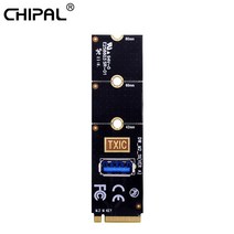 그래픽 라이저카드 NGFF M.2 to USB3.0 컨버터 어댑터 그래픽 카드 익스텐더 PCI-E 16X 슬롯 전송 m2 라이, 01 22mmx80mm_01 파란