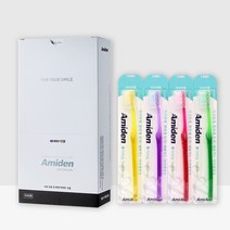 아미덴 Plus 칫솔 일반모 교정 치과용 치과 치아교정 미세모 잇몸 교정용 부드러운 미세모 치솔, 1개, 12개입