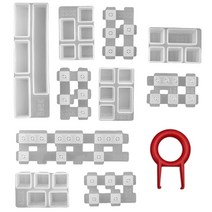 체리 MX 기계 게임 키보드와 호환 Epoxy 수지 금형 컴퓨터 PC 게이머 애완 동물 발 Keycaps 실리콘 금형, A, 분명한