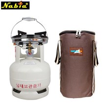 나비아 탱크버너+신성3kg+캠프가자가방 세트