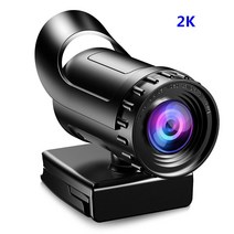 촬영 용품 4K 1080p 풀 HD 자동 초점 웹 마이크 내장 웹캠 PC 웹 캠 60fps 컴퓨터 USB 1080p, 02 2K