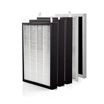 Nuwave OxyPure 5팩 정품 교체 필터 SS 프리필터 1개 오존 제거 필터 1개 및 HEPA/탄소 3개 모델 47001 47003 47004용 오리지널 제조업체에