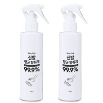 뉴픽 뿌리는 신발탈취제 신발 냄새 제거 스프레이, 2개, 200ml