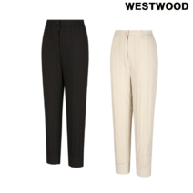 웨스트우드 22년 겨울신상 보온성이 좋은 덕 다운 패딩 바지 등산 캠핑 트레킹 일상복 여성 다운 세로 퀼팅 오비 팬츠 M4TPD546