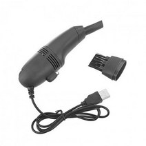 키보드 클리너 강력한 흡입 휴대용 미니 usb 진공 핸드 헬드 키보드 먼지 제거 브러시 컴퓨터 teclados accesorios, 검은색