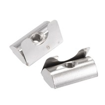 스프링 시트가있는 Uxcell 롤 T 너트 3030/4040 시리즈 용 탄소강 알루미늄 압출 프로파일 레일, 03 M5