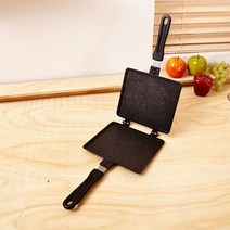편수냄비 사각 양면 납작 가마솥 누룽지 쥐포 오징어 구이 팬_[230123EA], 본상품선택, 본상품선택