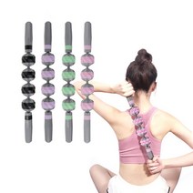 4볼 마사지 스틱 다리 종아리 허벅지 롤러 봉 알풀기 셀룰라이트 알제거 맛사지봉, 4-다이아스틱-그린