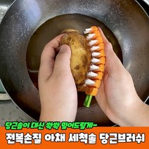 전복손질 아채 세척솔 당근브러쉬