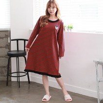 [서빈] new 스트라이프 여우 원피스[SBEM-2203]