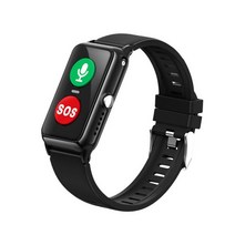 치매 환자 위치 추적 팔찌 노인 스마트 워치 IP67 방수 GPS 와이파이 추적기 심박수 혈압 모니터 SOS 긴 대기 전화 시계, [01] DS68 2G Version