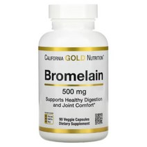 CGN 파인애플 열매 줄기 추출 브로멜라인 500mg 90정, 1개, 기본