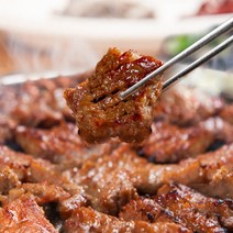 정감찬 돼지갈비 양념 숯불 목살 왕구이, 1.3kg, 1팩