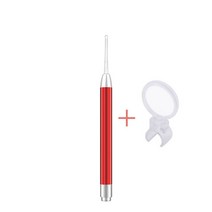 LED 손전등 귀마개 아기 귀 클리너 내시경 펜라이트 스푼 청소 큐렛 라이트 돋보기 왁스 제거, [03] Red