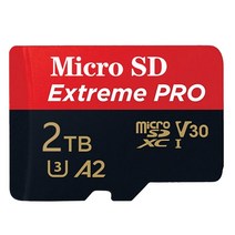 휠체어 휠 바퀴 전동휠체어고속 마이크로 sd 카드 2tb 100 실제 용량 카드 132, 마이크로 SD 골드 2TB