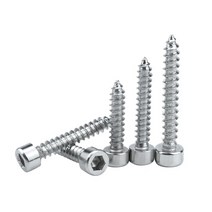 육각 드라이브 헤드 가구 너트 스피커용 셀프 태핑 나사 스테인리스 스틸 블랙 알렌 M2 M2.6 M3 M4 M5 M6 소켓 캡 100 개 50, [05] M5 20pcs, [01] 304 Stainless Steel, [14] 50mm