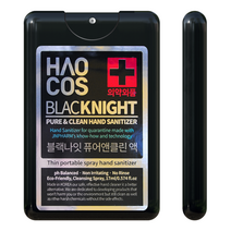 블랙나잇 휴대용 손소독제 카드형 의약외품 제약회사제조, 4개