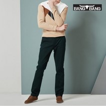 뱅뱅 [뱅뱅] 남성 레귤러핏 스판 기모 팬츠 버틀그린