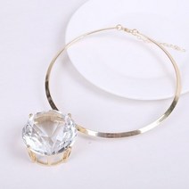 클래식 빅 펜던트 목걸이 두바이 여성 쥬얼리 아프리카 신부 웨딩 그린 크리스탈 펜던트