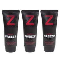 일진 지그재그 슈퍼 프리즈 튜브왁스 100g 강력한 셋팅력, 3개, 100ml