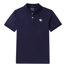 아베크롬비 남성 셔츠 Abercrombie&Fitch 반팔 셔츠 여름 반팔티 자수 로고 카라 B545