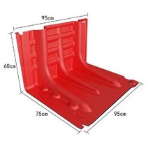 차수판 차수막 차수벽 홍수 문 ABS 착탈식 플라스틱 홍수 방지 물막이 지하철 입구 차고, ABS 플라스틱 - 높이 60 너비 95