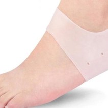 패드 각질제거 덧신 풋패드 발뒤꿈치 실리콘, 화이트DC001687