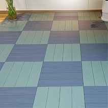 베란다 테라스 조립데크 바닥타일 매트 9P 바닥깔판 조립타일 시공, 인디핑크 9p
