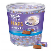 MILKA 밀카 NAPS 알펜 밀크 초콜릿 1000g