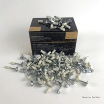 콘크리트 네일 건 20010050pcs 못은 수동 터프팅 스틸 리벳 도구 벽 앵커 슬롯, 50개